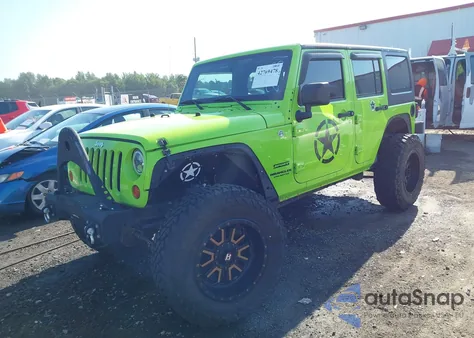 2012 Jeep Wrangler Unlimited Sport from USA, damaged, VIN 1C4BJWDG6CL260177